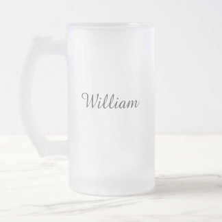 Elegant Personalised Petal Press Co Frosted Glass Frosted Glass Beer Mug