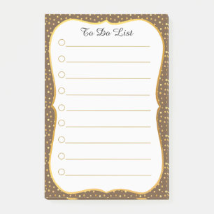 Elegant Personalised To Do List Post-it Notes