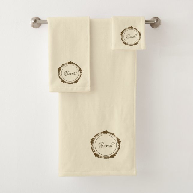 Elegant personalised Towel Set (Insitu)