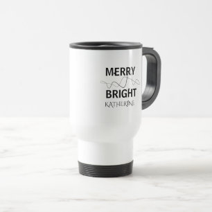 Elegant Personalised Travel Mug perfct for coffe