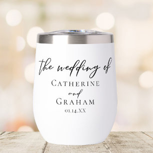 Elegant Personalised Typography Wedding