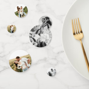 Elegant Personalised Unique Photo Wedding Confetti