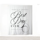 Elegant Personalised Wedding "Best Day Ever" Sign