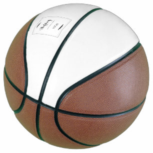 Elegant Personalised Wedding Custom Modern Gift Basketball