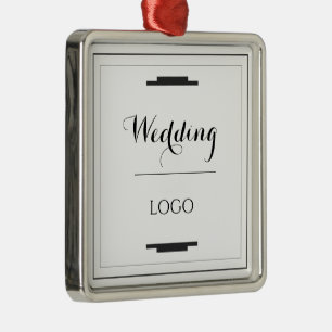 Elegant Personalised Wedding Custom Modern Gift Metal Tree Decoration