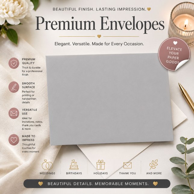 Elegant Personalised Wedding Envelopes (Creator Uploaded)