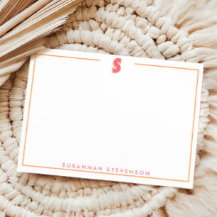 Elegant Personalized Monogram 3D Letter S Initial Card