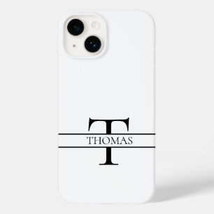 Elegant Personalized Monogrammed Custom Name Case-Mate iPhone 14 Case