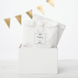 Elegant Personalized Wedding Custom Modern Gift Favour Bags