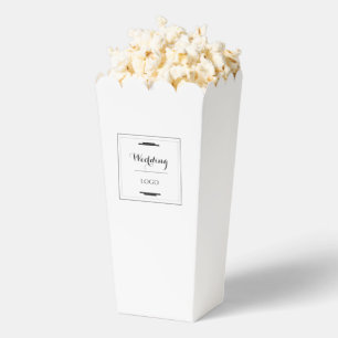 Elegant Personalized Wedding Custom Modern Gift Favour Box