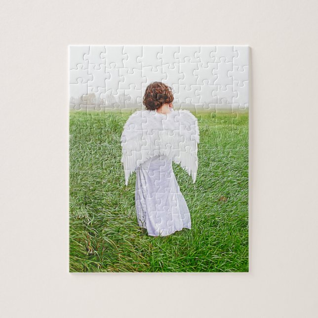 Elegant Photo Art Angel Jigsaw Puzzle (Vertical)