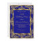 Elegant Photo Birthday Party Royal Blue Gold Jewel