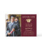 Elegant Photo Burgundy Gold College Graduation