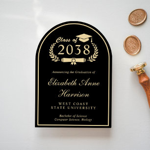 Elegant Photo College Graduation Announcement