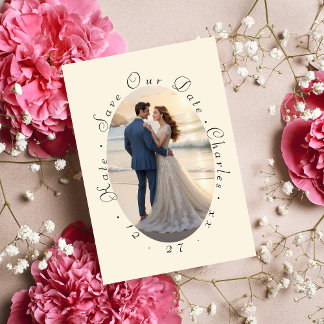 Elegant Photo Frame QR Code  Invitation