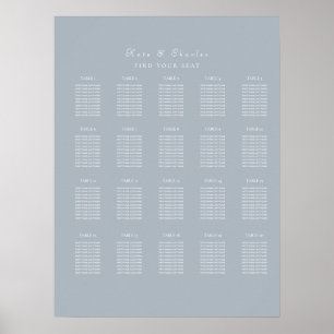 Elegant Photo frame Qr Code seating chart