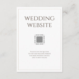 Elegant Photo Modern Typography Enclosure card