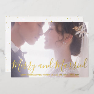 Elegant Photo Newlywed Christmas