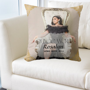 Elegant Photo Quinceanera  Cushion