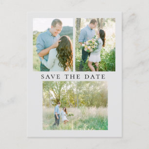 Elegant Photo Save the Date Announcement Postcard
