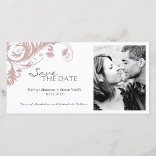 Elegant Photo Save The Date Invitation