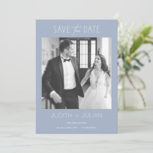 Elegant Photo Save The Date Wedding Invitation