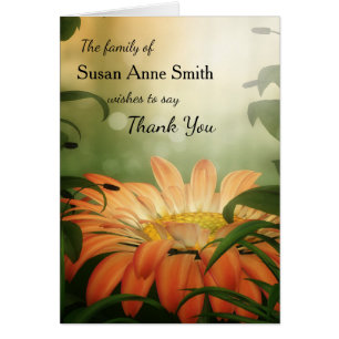 Elegant Photo Thank You for Your Sympathy