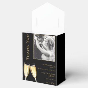 Elegant Photo, Wedding Champagne Favour Box
