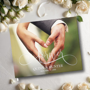 Elegant Photo Wedding  Guest Book