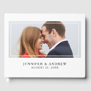 Elegant Photo Wedding Guest Book