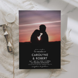Elegant Photo Wedding Invitation