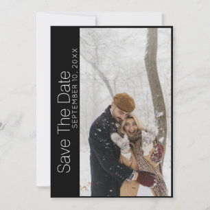 Elegant Photo Wedding Save the Date Invitation