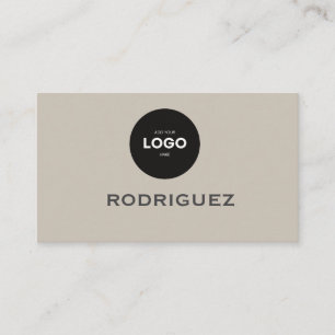 Elegant Photography Workshop Brown Business Card