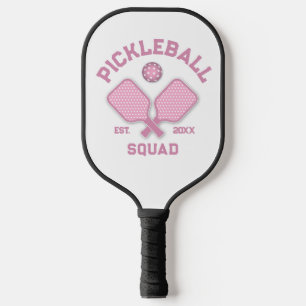 Elegant Pickleball Monogram Design Pickleball Paddle