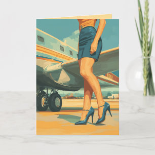 Elegant Pilot by the Jet Invitation