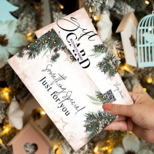 Elegant Pine Gift Certificate   Customisable 