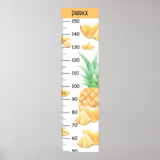 Elegant Pineapple Growth Chart
