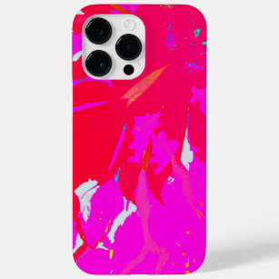 Elegant Pink Abstract Pattern Case-Mate iPhone 14 Pro Max Case