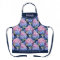 Elegant pink and blue hydrangea pattern