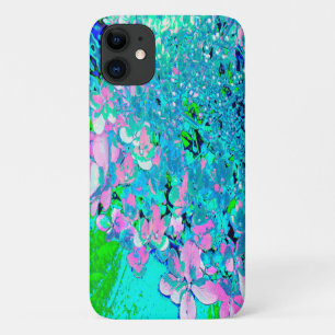Elegant Pink and Blue Limelight Hydrangea Case-Mate iPhone Case