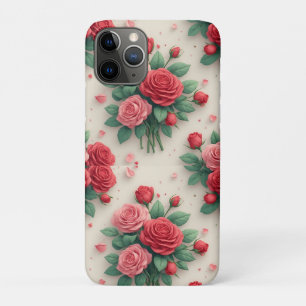 Elegant Pink and Red Rose Bouquets Case-Mate iPhone Case