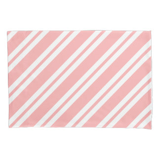 Elegant pink and white merry Christmas  Pillowcase