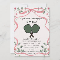 Elegant Pink Baby Shower Invitation