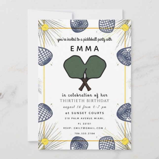 Elegant Pink Baby Shower Invitation (Front)