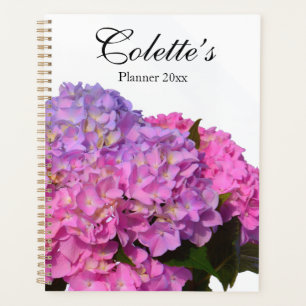Elegant Pink Blue Hydrangeas pink purple for her Planner