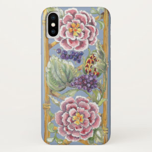 Elegant Pink, Blue Watercolor Floral Chinoiserie Case-Mate iPhone Case