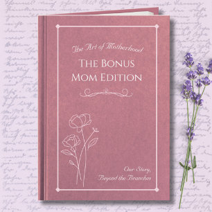 Elegant Pink Bonus Mom Storybook Mother’s Day Card