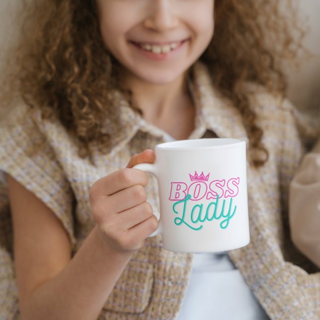 Elegant Pink Boss Lady Corporate Gift Mug (Creator Uploaded)
