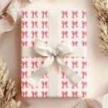 Elegant Pink Bow Coquette Feminine Wrapping Paper<br><div class="desc">Add a touch of charm and sophistication to your gift-giving with our Elegant Pink Bow Coquette Feminine Wrapping Paper. This exquisite wrapping paper is designed to make every present look as special as the thought behind it.</div>