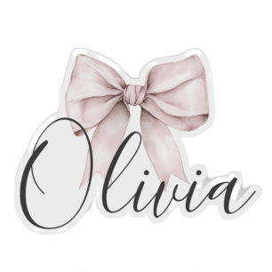 Elegant pink Bow name
